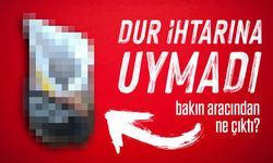 Bölgemizde Polis Kovalamacası: Kaçan Otomobilden Bakın Ne Çıktı!