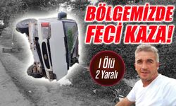Bölgemizde Feci Kaza! Kamyonet Devrildi: Sürücü Öldü, 2 Yaralı