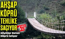 Giresun’da Ahşap Köprü Köylülerin Korkulu Rüyası Oldu