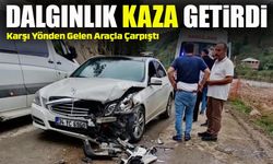 Arsin Yanbolu Vadisi’nde Korkutan Kaza: Araçlar Vadide Çarpıştı