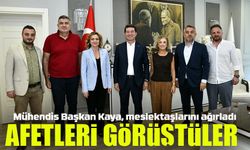 Mühendis Başkan Kaya, meslektaşlarını ağırladı: Afet sempozyumu için tam destek