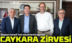 Tok, misafirlerini ağırladı: Çaykara zirvesinde dostluk mesajları