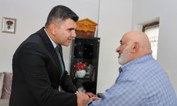 Artvin Vali Vekili Erdoğan, Kıbrıs gazisini ziyaret etti