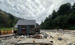 Rize’nin Ardeşen ilçesinin Tunca Beldesi selden zarar gören yerleşim yerleri arasında yer aldı