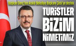 Başkan Genç’ten Araklı Belediye Başkanı Çebi’ye destek: Turistler bizim nimetimiz