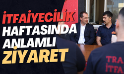 Başkan Ekim’den İtfaiyecilik Haftasında Anlamlı Ziyaret: İtfaiyecilere Moral Veren Sözler