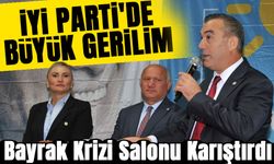 İYİ Parti Şalpazarı Kongresinde Gerginlik! Bayrak Krizi Salonu Karıştırdı