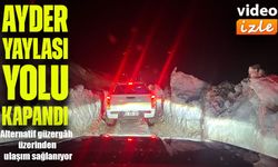 Ayder Yaylası’na alternatif güzergâhtan ulaşım çalışmaları sürüyor
