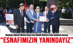 Başkan Genç’ten Ahilik Haftası Mesajı: “Esnafımızın Her Zaman Yanındayız”