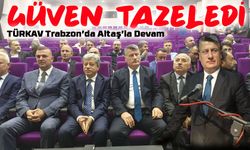 TÜRKAV Trabzon Şubesi Genel Kurulunda Vursay Altaş Yeniden Başkan Seçildi
