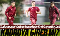 Trabzonspor’da Benjamin Bouchouari sakatlığını atlatıyor. Formayı alabilecek mi?