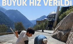 Çaykara’da Yol Çalışmalarına Büyük Hız Verildi