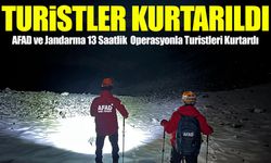 Rize'de Yaylada Kaybolan İki Turist 13 Saatlik Çalışmayla Kurtarıldı