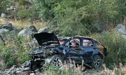 Eğribel Tüneli Çıkışında Feci Kaza: Araç Uçuruma Yuvarlandı