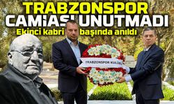 Trabzonspor’un efsane başkanı Şamil Ekinci kabri başında anıldı