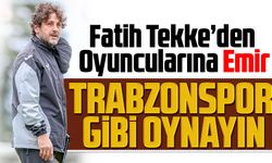 Fatih Tekke Oyuncularına Bakın Nasıl Talimat Verdi