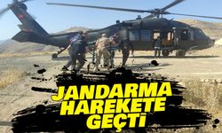 Siirt’te İş Kazası! Yaralı İşçi Jandarma Helikopteriyle Hastaneye Ulaştırıldı