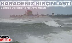 Karadeniz Hırçınlaştı: Ordu Sahilinde Dalgalar 4 Metreye Ulaştı