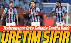 Trabzonspor Gaziantep FK karşısında Orta Sahada Sınıfta Kaldı