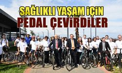 Trabzon'da Pedallar Sağlıklı Yaşam için Çevrildi