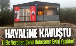 Şehit Babasının Yıllardır Kurduğu Ev Hayali Gerçek Oldu!