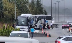 Yağış Kaza Getirdi: Düzce’de İki Yolcu Otobüsü Çarpıştı