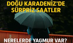Doğu Karadeniz’de Sürpriz Saatler: Bugün Nerelere Yağmur Yağacak?
