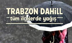Trabzon dahil tüm ilçelerde yağış, sıcaklık ve rüzgâr bilgileri tek tek paylaşıldı