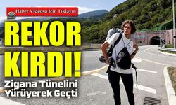 Yayantorun Zigana Tüneli’ni yürüyerek geçti: 14,5 kilometreyi 2,5 saatte tamamladı