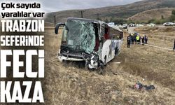 Trabzon Seferindeki Otobüs ile TIR Sivas’ta Çarpıştı: 18 Yaralı