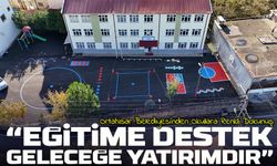 Ortahisar Belediyesi’nden Okullara Renkli Dokunuş: Bahçeler Oyun Alanına Dönüştü