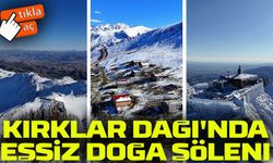 Kırklar Dağı'nda eşsiz doğa şöleni: Aynı karede hem kar hem sonbahar