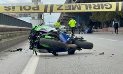 Yaya geçidinde motosikletin çarptığı kadın hayatını kaybetti