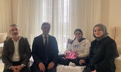Bayburt’ta Evde Eğitim Alan Öğrenciye Özel Ziyaret!