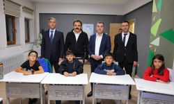 Bayburt Valisi Eldivan, Bayburt BİLSEM'i ziyaret etti