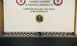 Samsun'da çöp konteynerine bırakılan uyuşturucuyla ilgili 4 zanlı yakalandı