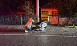 Samsun'da devrilen motosikletin sürücüsü yaralandı