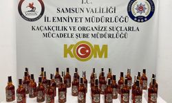 Samsun'da kaçak içki operasyonunda 1 şüpheli yakalandı
