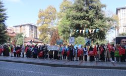Trabzon ve çevre illerde 'Gazze için Sessiz Çığlık' etkinliği yapıldı
