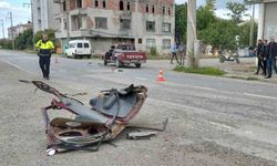 Bafra’da kamyon ile pikap çarpıştı: 1 yaralı
