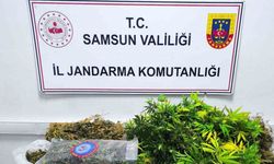 Jandarma evin deposunda bidona ekili uyuşturucu ele geçirdi