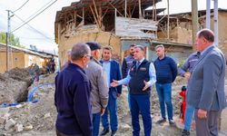 Köylerde altyapı ve ulaşım çalışmaları devam ediyor