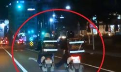 Motosikletlerinin tehlikeli yardımlaşması