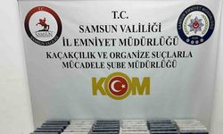 Samsun polisinden kaçak sigara operasyonu: 19 bin 300 makaron ele geçirildi