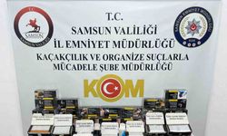Samsun’da uyuşturucu hap ve kaçak makaron operasyonu