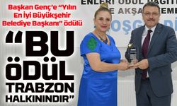 Ahmet Metin Genç’e “Yılın En İyi Büyükşehir Belediye Başkanı” ödülü