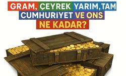 Bugün Altın Fiyatları Ne Kadar? Gram, Çeyrek, Yarım, Tam, Cumhuriyet Ve Ons Altın Güncel Tablosu