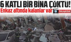 Kocaeli’nin Gebze ilçesinde 6 katlı bir bina henüz bilinmeyen bir nedenle çöktü