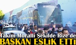 Trabzonspor kafilesi, Çaykur Didi Stadyumu’na giriş yaptı
