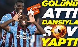 Trabzonspor’un Yeni Yıldızı Golünü Attı Dansıyla Şov Yaptı